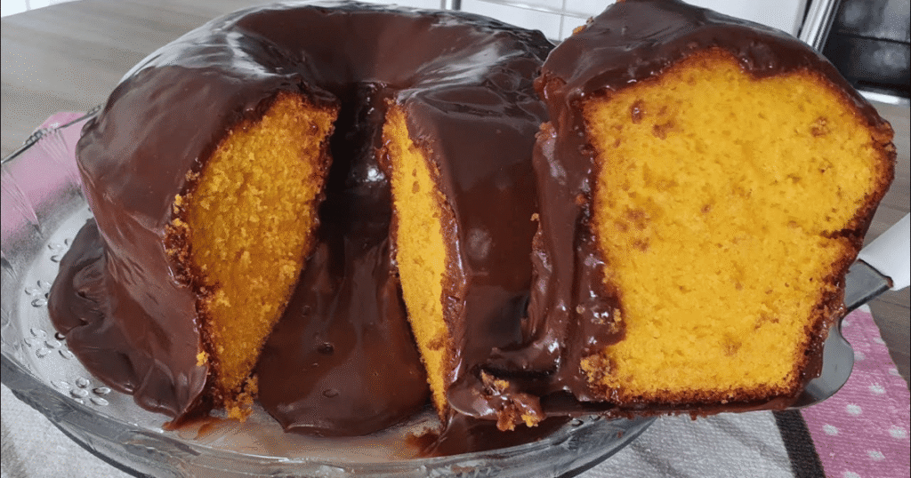 Bolo de cenoura sem óleo