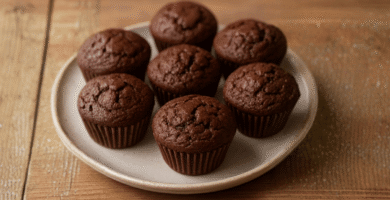 Bolinho fofo de chocolate