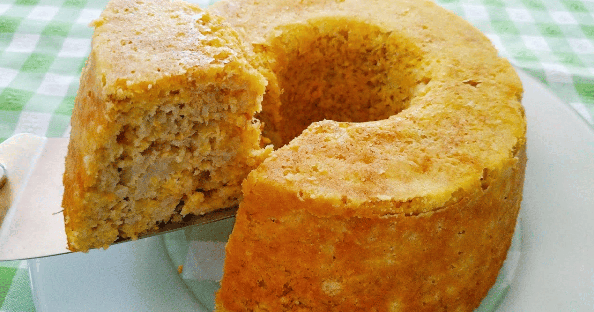 Bolo de banana saudável