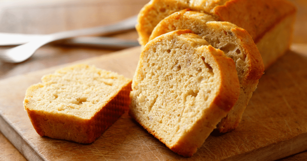 Bolo de banana sem açúcar e sem leite
