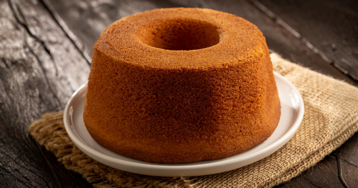 Bolo de fubá fofinho