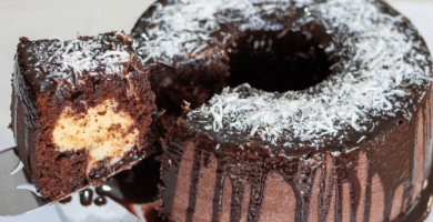 Bolo prestígio fofinho