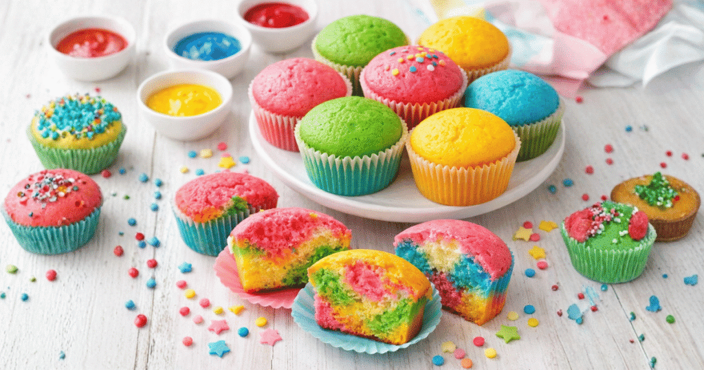 O bolinho colorido é uma receita simples, alegre e perfeita para deixar qualquer momento mais especial.