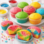 O bolinho colorido é uma receita simples, alegre e perfeita para deixar qualquer momento mais especial.