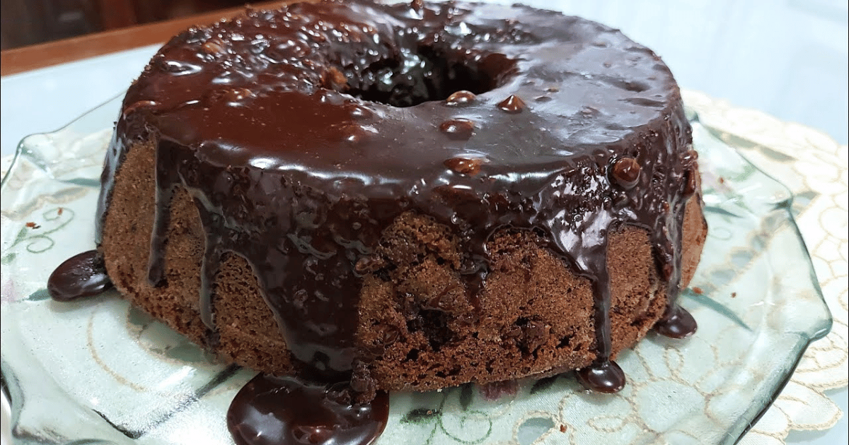 Bolo de chocolate com café