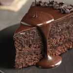 Bolo de chocolate com ganache