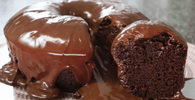Bolo de chocolate sem ovo