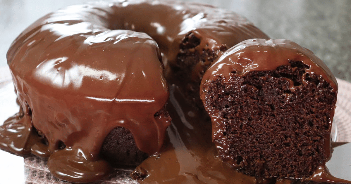 Bolo de chocolate sem ovo