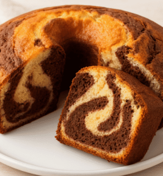 Bolo mármore fofinho