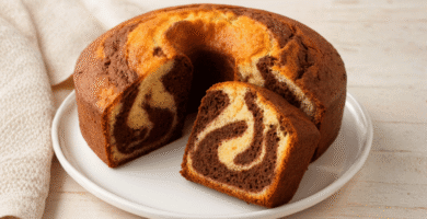 Bolo mármore fofinho