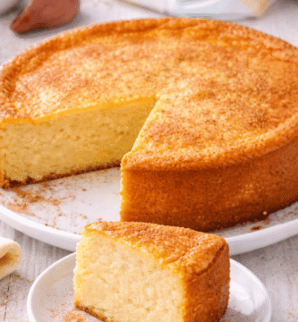 Torta de batata doce simples e cremosa
