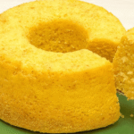 bolo de fubá fofinho da vovó