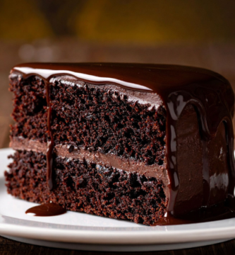 Bolo de chocolate sem leite feito no liquidificador