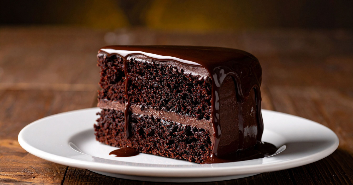 Bolo de chocolate sem leite feito no liquidificador