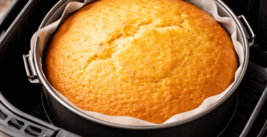 O bolo simples na airfryer que fica perfeito é a solução ideal para quem quer um bolo caseiro sem usar o forno tradicional.