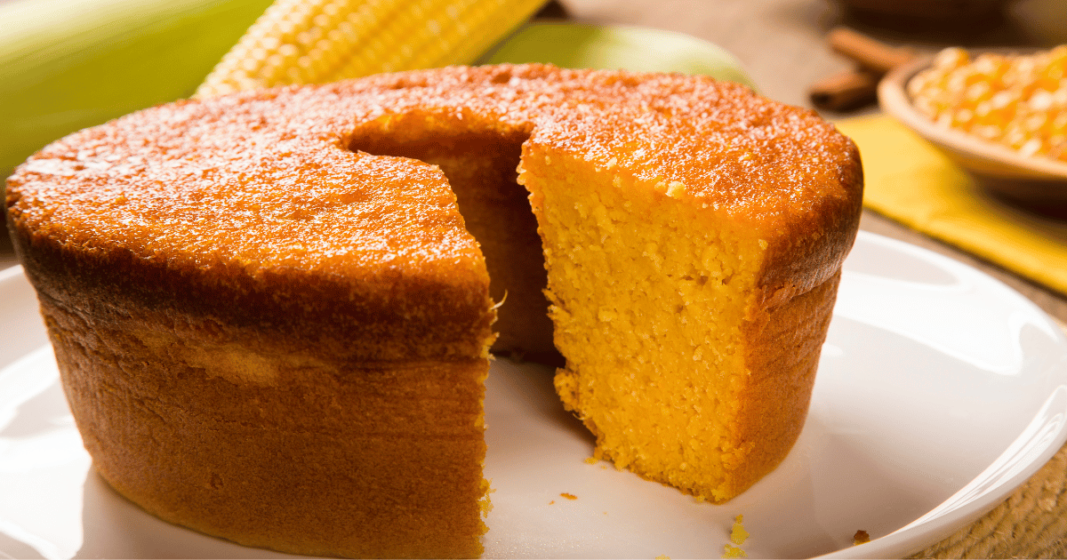 Bolo simples de milho