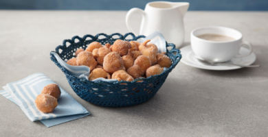 Bolinho de chuva fofo e sequinho