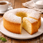 Bolo caseiro tradicional que cresce muito