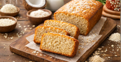 Bolo de Coco Saudável Sem Lactose