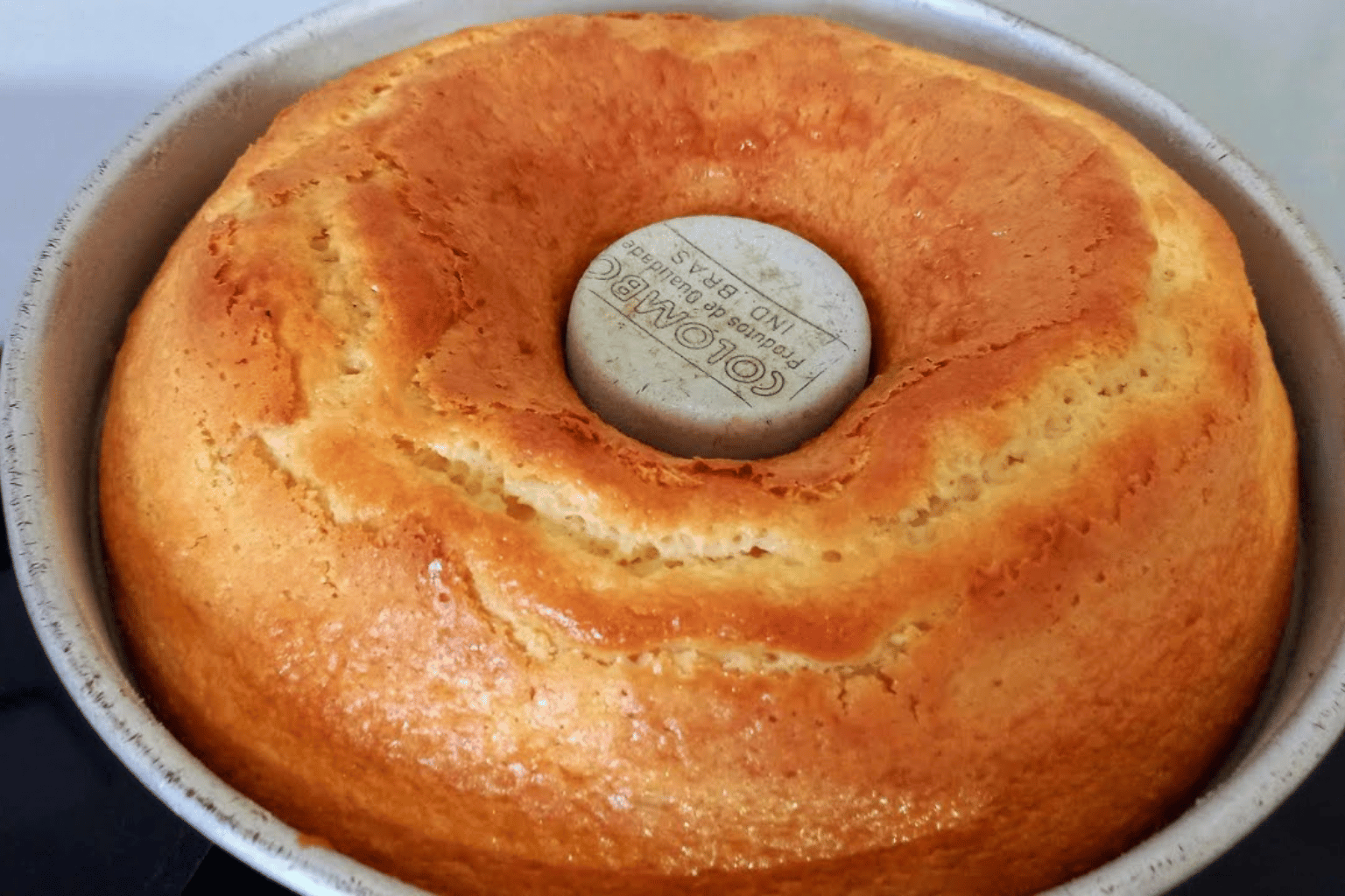 Bolo de liquidificador simples