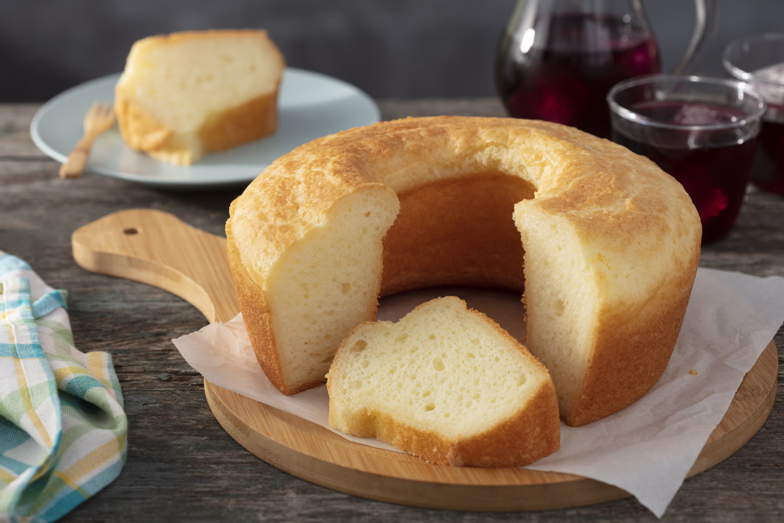 Bolo fofo pão de queijo