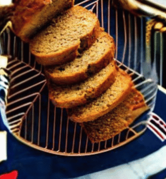 bolo saudável rápido para lanche