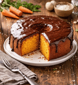 Bolo de cenoura sem óleo e sem manteiga