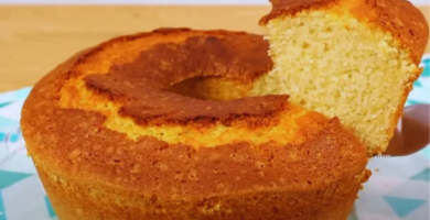 Bolo simples fofinho: receita fácil, rápida e perfeita para o dia a dia