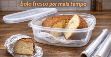 Como conservar bolo fresco por mais tempo