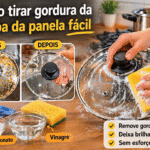 Como tirar gordura da tampa da panela