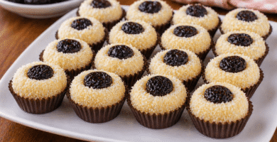 O olho de sogra é um doce tradicional muito conhecido no Brasil.