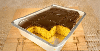 Receita bolo de cenoura