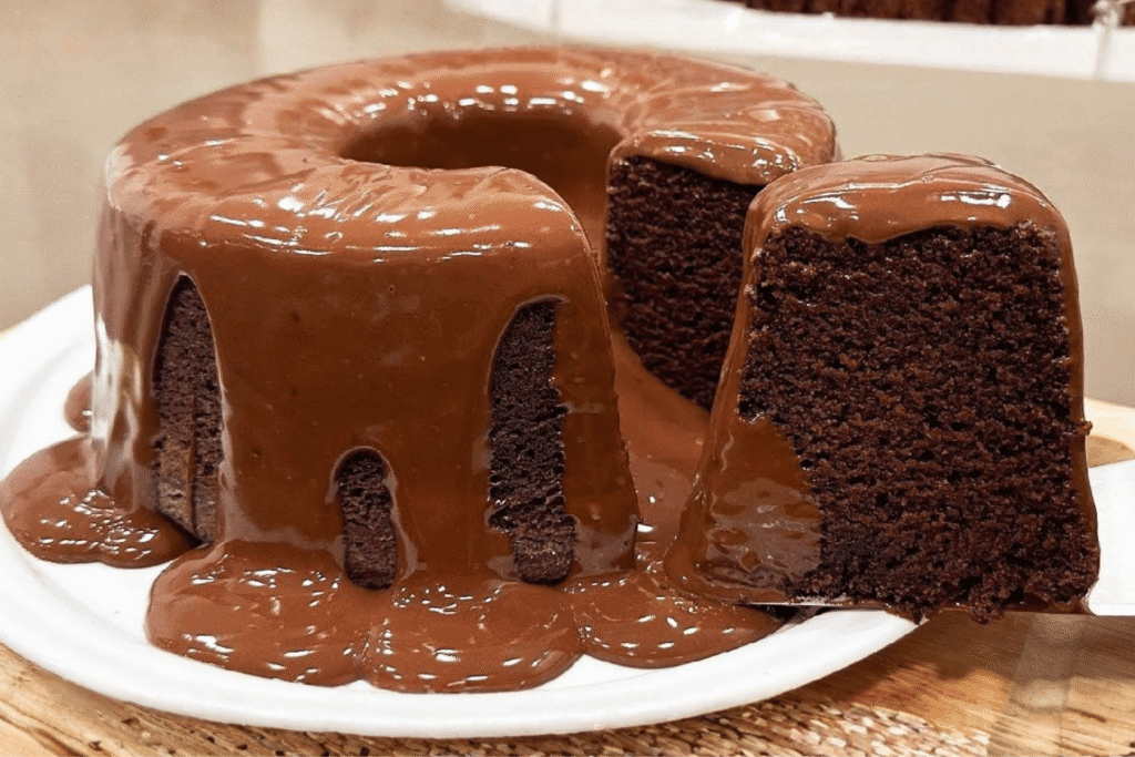Bolo de Chocolate de Liquidificador