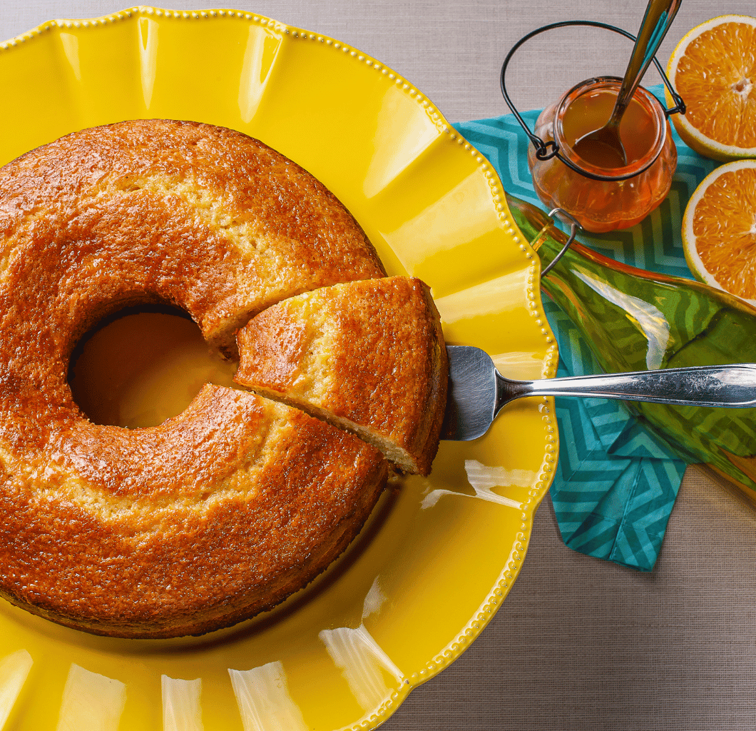Bolo de laranja fofinho