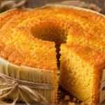 Bolo de milho na palha feito no liquidificador