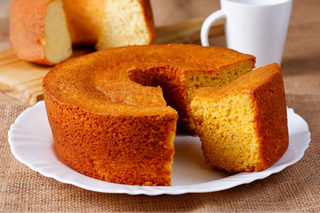 Receita de bolo simples caseiro