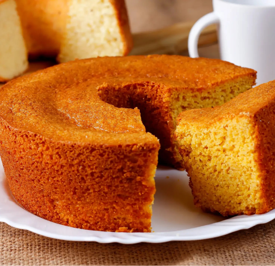 Receita de bolo simples caseiro