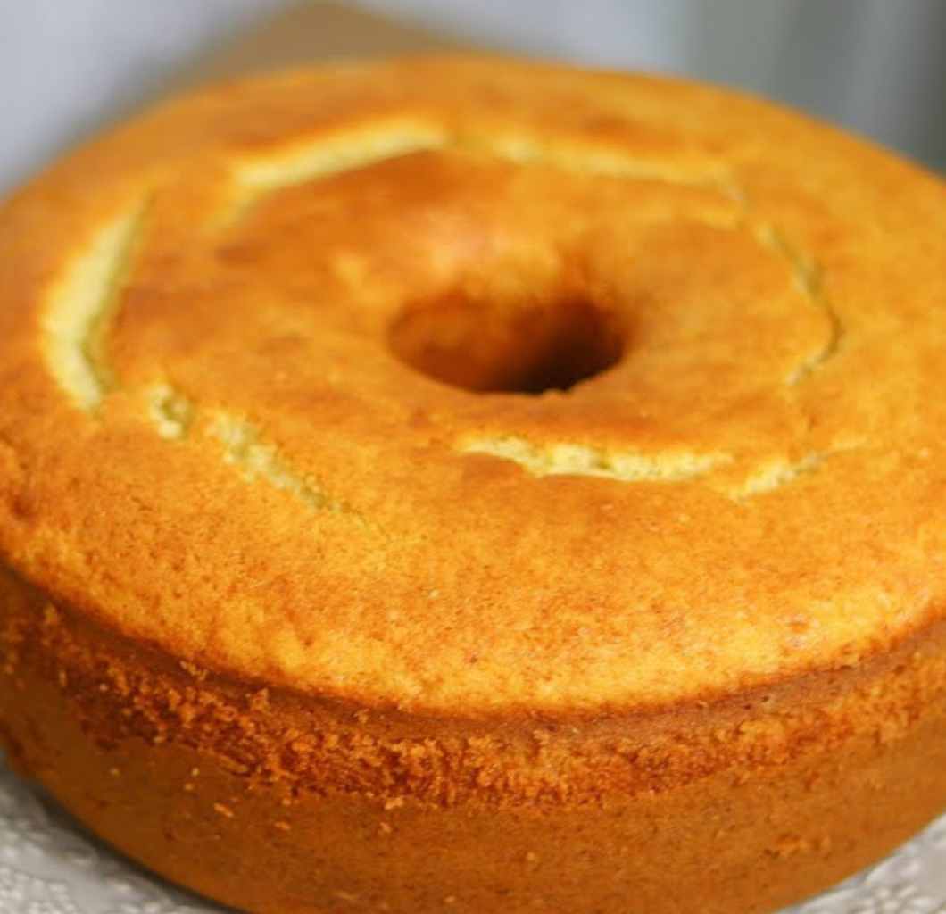 Bolo de baunilha