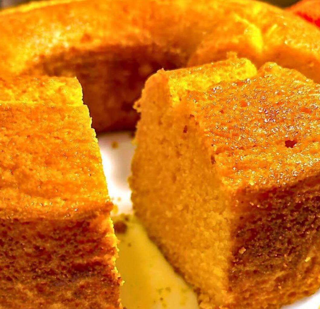 bolo de cenoura sem óleo e leite