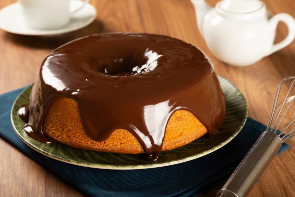 Bolo de cenoura sem oleo com aveia