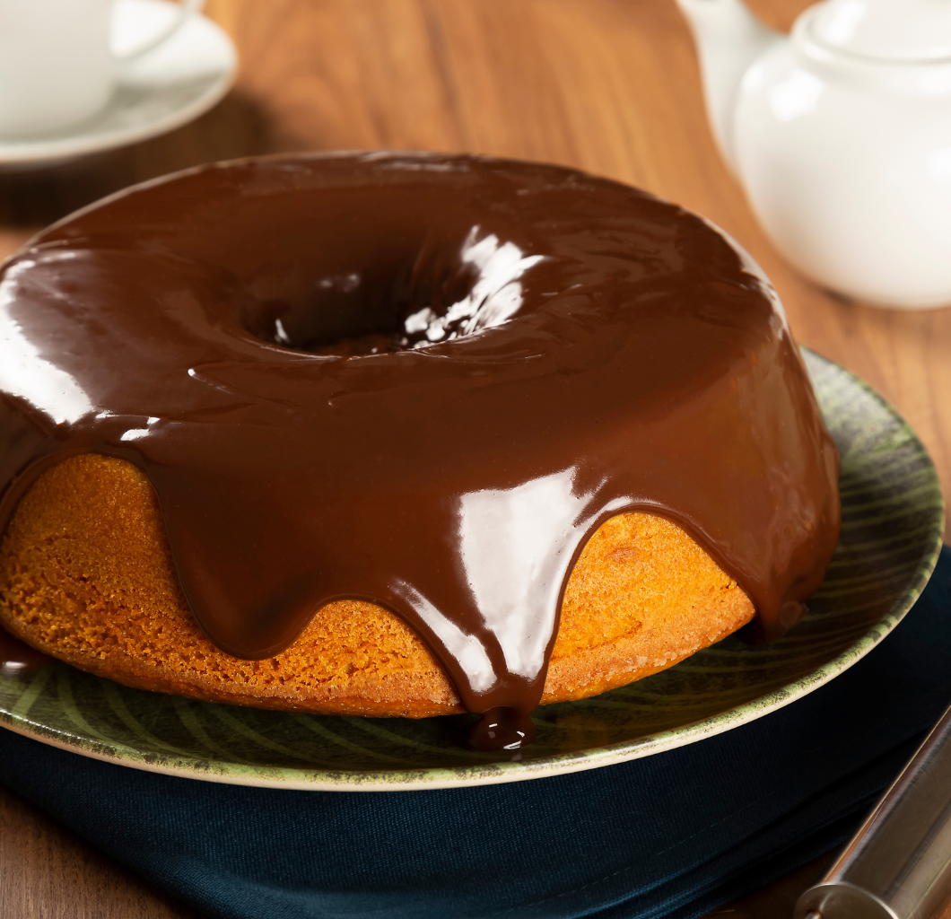 Bolo de cenoura sem oleo com aveia