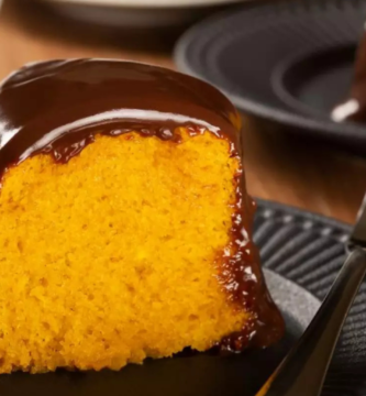 Bolo de cenoura sem oleo e sem trigo