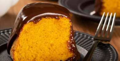 Bolo de cenoura sem oleo e sem trigo