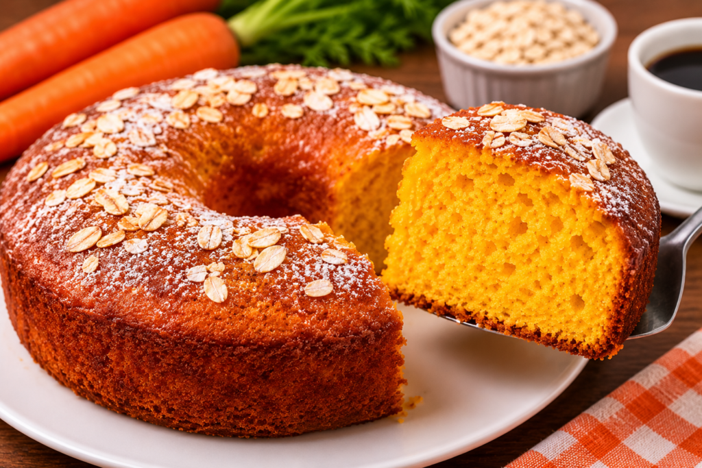 Bolo de cenoura com iogurte Rita Lobo