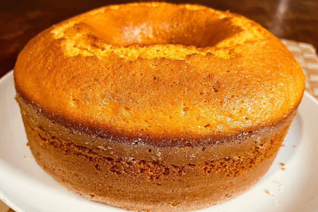 Bolo de cenoura fofinho