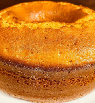 Bolo de cenoura fofinho