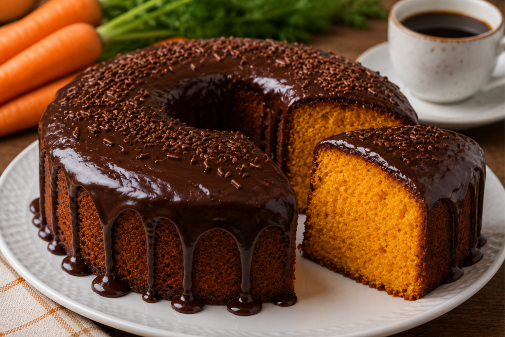 Bolo de cenoura sem óleo dá certo
