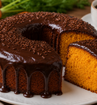 Bolo de cenoura sem óleo dá certo