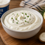 Sour cream com iogurte