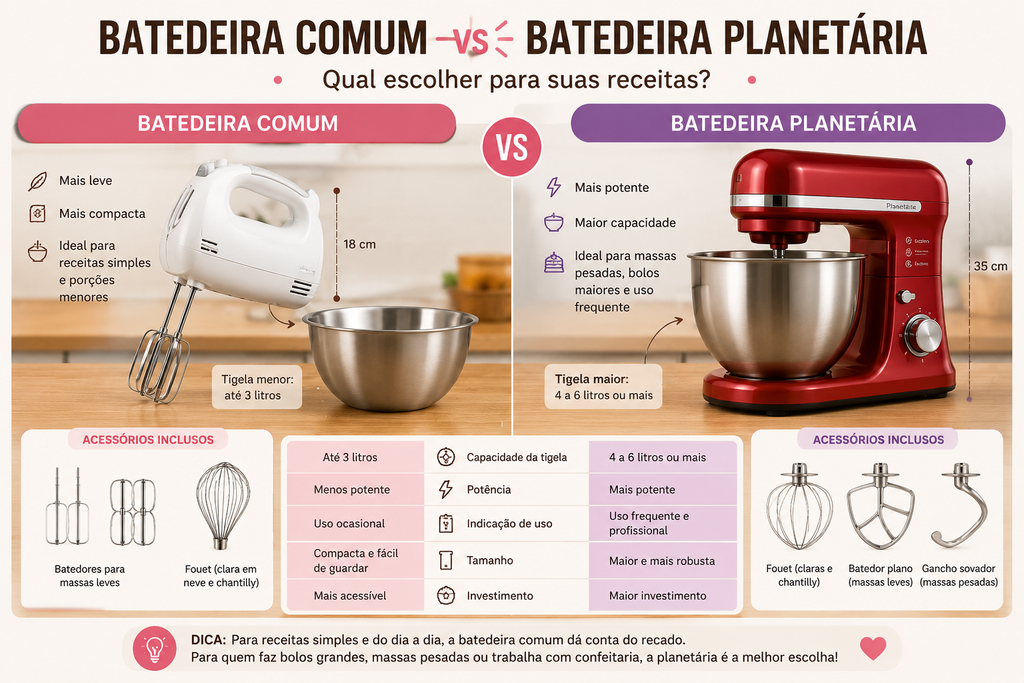 batedeira-comum-e-planetaria-comparacao diferença entre batedeira comum e batedeira planetária